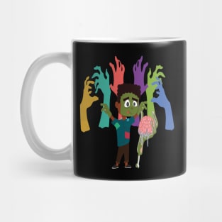 Zombies Love Brains Mug